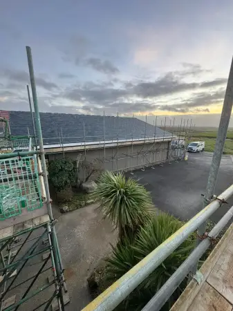 Click Here To Enlarge This Photo Of Natural Slate Re-Roofing - Sennen Cable Station