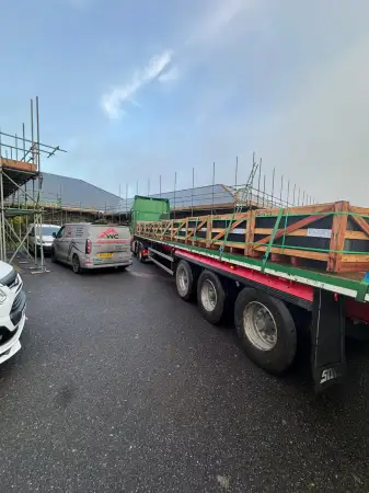 Click Here To Enlarge This Photo Of Natural Slate Re-Roofing - Sennen Cable Station