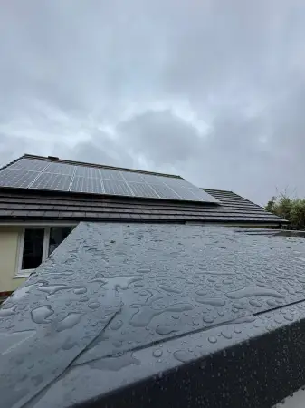 Click Here To Enlarge This Photo Of Flat Roofing & New Ceiling Installation In Cornwall